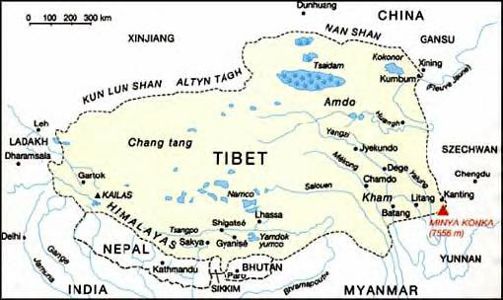 Tibet Map