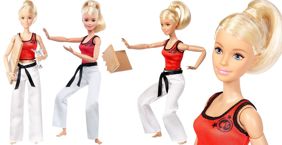 barbie made to move martial artist